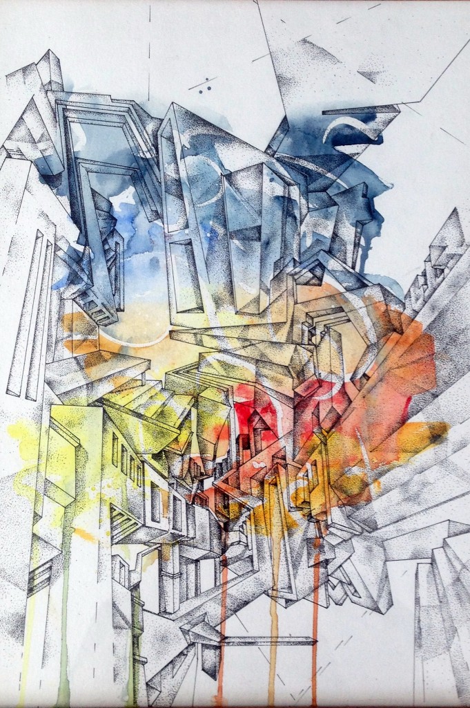 6. axiom conjecture #2 watercolour and ink 2015